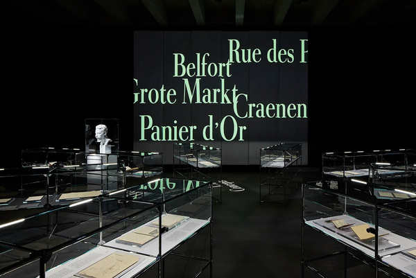 Blick in die Ausstellung "Rilkes Welten"