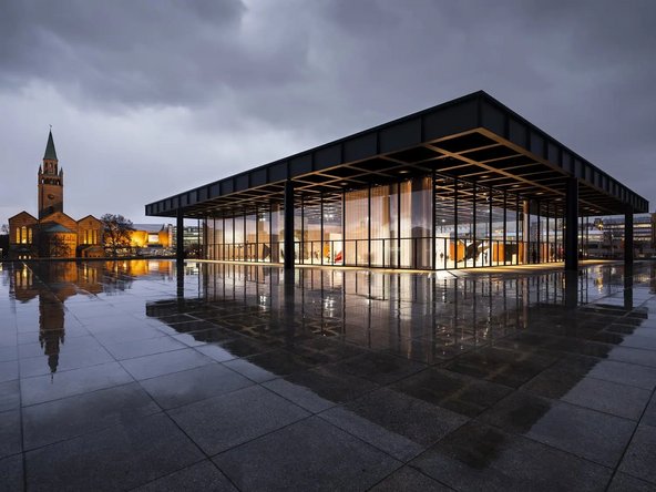 Die Neue Nationalgalerie am Kulturforum.