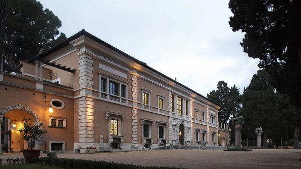 Ansicht der Deutschen Akademie Rom Villa Massimo