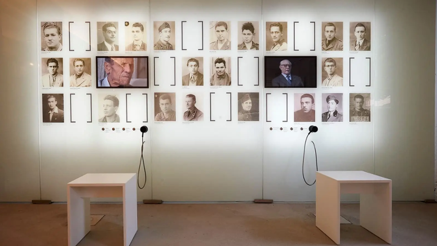 Blick in die Ausstellung des Dokumentationszentrums NS-Zwangsarbeit