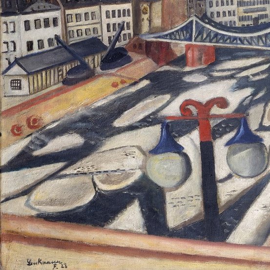 Max Beckmann Gem&auml;lde &bdquo;Der Eisgang&ldquo; (Ausschnitt), St&auml;del Museum Frankfurt.