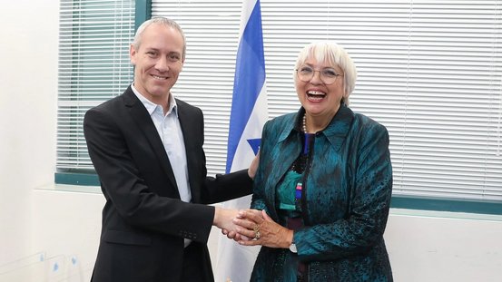 Kulturstaatsministerin Roth mit dem israelischen Kulturminister Hili Tropper