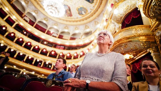 Kulturstaatsministerin Roth im Opernhaus Odessa