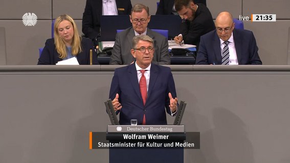 Bild zum Artikel: "Weimer: Starkes Signal für Filmbranche"