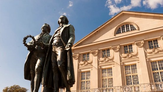 Blick auf das Deutsche Nationaltheater Weimar 