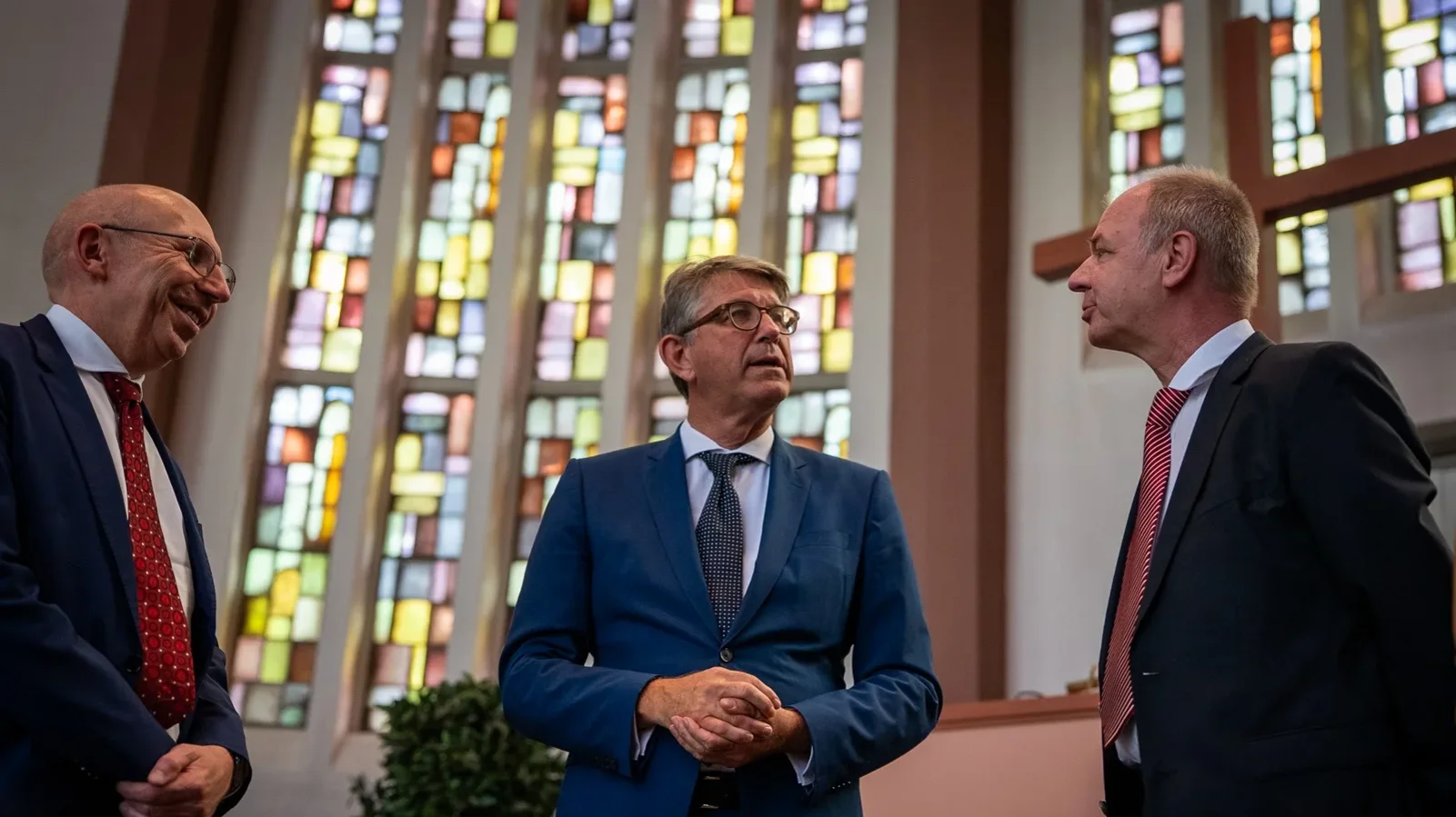 Staatsminister Weimer besichtigt Kappelle 13 