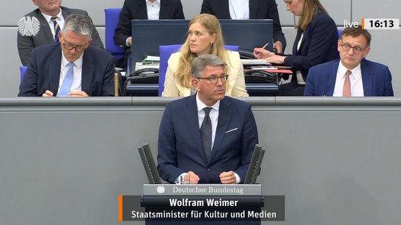 Bild zum Artikel: "Weimer: An der Seite einer freien, kreativen Kultur"