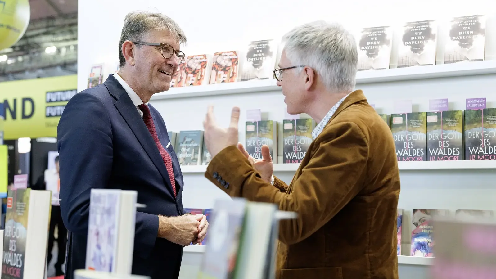 Staatsminister Weimer im Gespr&auml;ch mit Jonathan Beck
