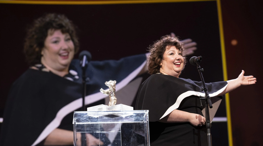 Meltem Kaptan bei der Preisverleihung der 72. Berlinale
